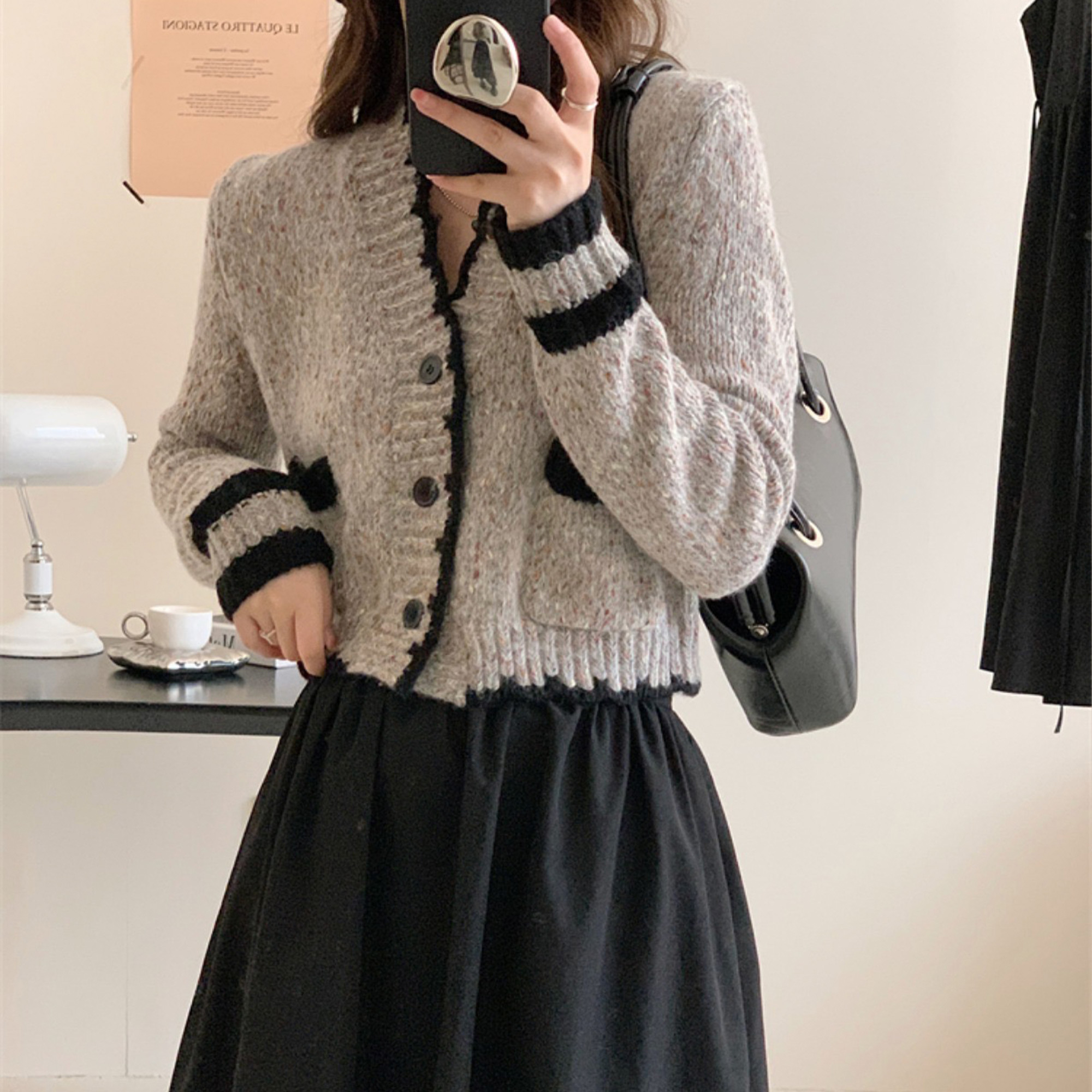 French Knit Cardigan